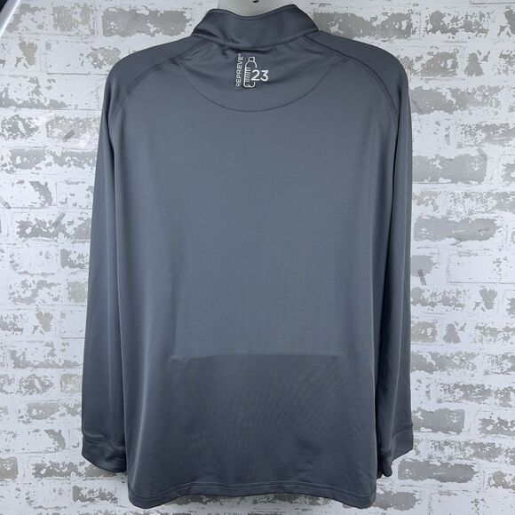 Swannies 1/4 Zip Mens XL Gray Repreve 23 Golf Performance Stretch Pullover Shirt - Picture 2 of 14